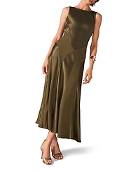 Mint Velvet Women's Panelled Satin Maxi Dress