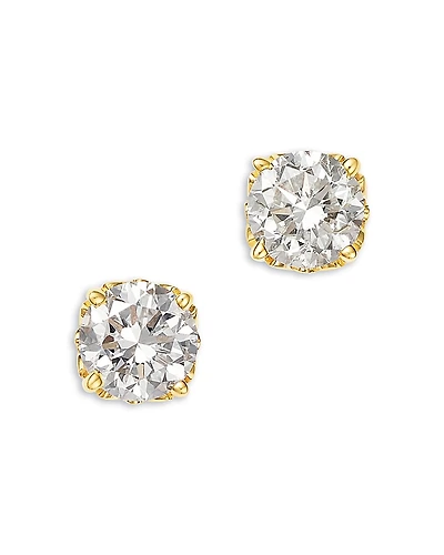 Bloomingdale's Fine Collection Certified Diamond Stud Earrings
