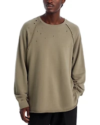 Helmut Lang Distressed Crewneck Sweater