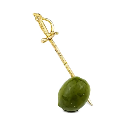 Shelton Metal Sword Martini Picks, Set of 4