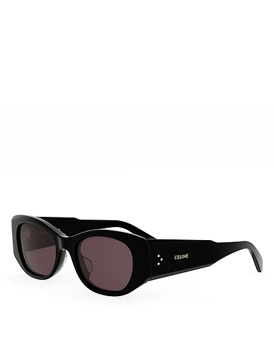 Celine 3 Dots Rectangle Sunglasses, 54mm