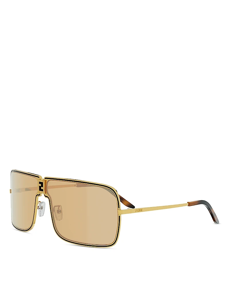 Fendi Fendiness Rectangle Sunglasses, 67mm