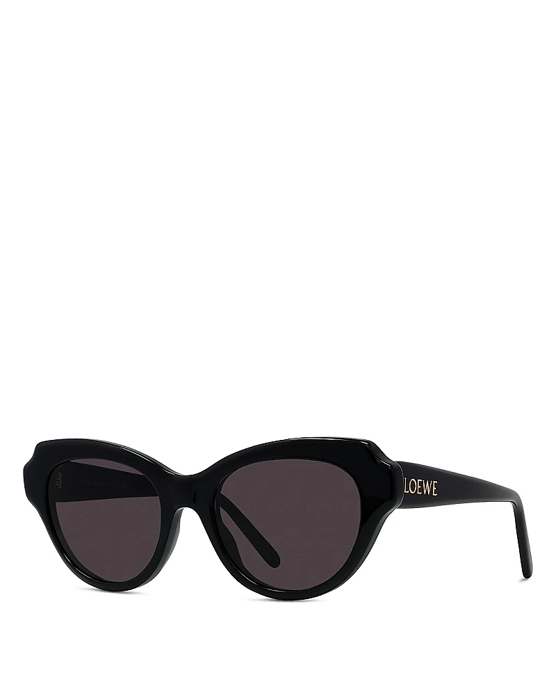 Loewe Slim Geometric Sunglasses, 53mm