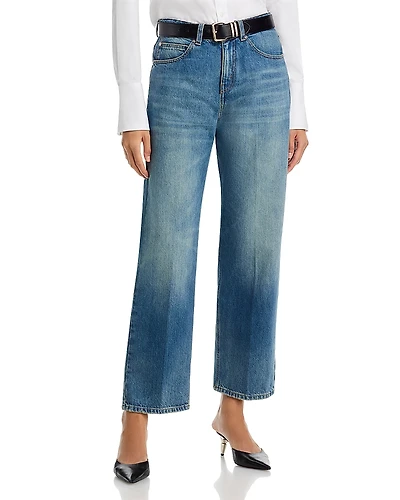Victoria Beckham Bernie Mid Rise Barrel Jeans