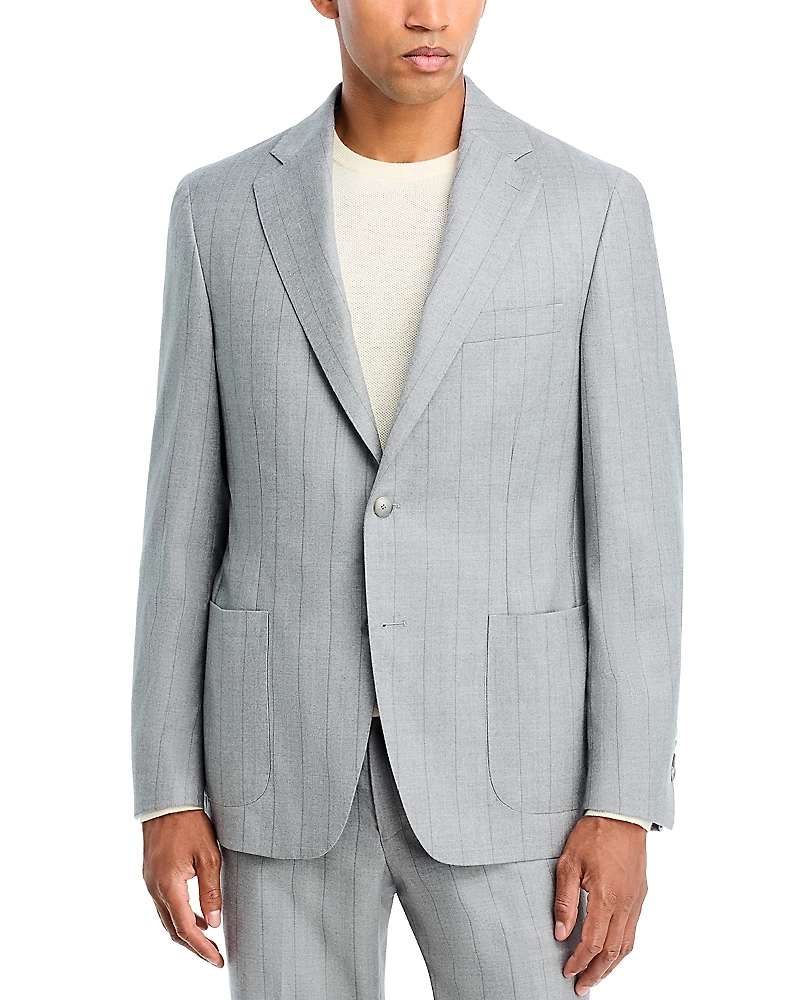 Vince Tonal Stripe Slim Fit Suit Jacket