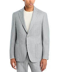 Vince Tonal Stripe Slim Fit Suit Jacket