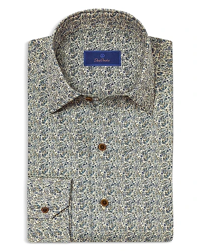 David Donahue Printed Sport Shirt