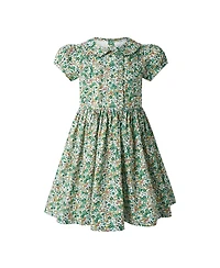 Rachel Riley Girls' Botanical Frill Front Dress - Little Kid, Big Kid