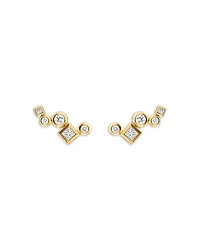 Petite Modern Renaissance Climber Earrings