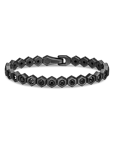 Men's Hex Pave Tennis Bracelet