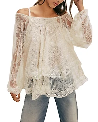 Free People Goldie Lace Top