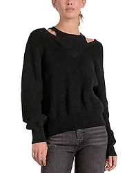 Elan Deep V Neck Sweater