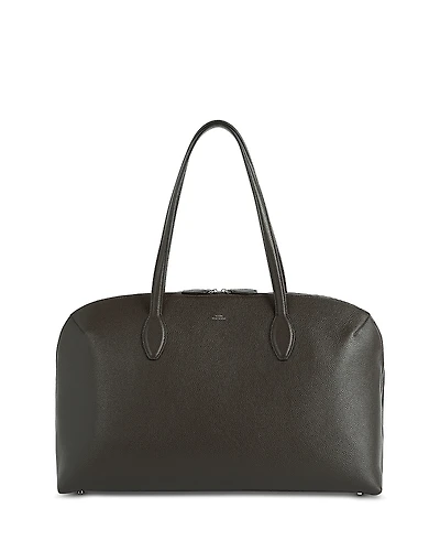 Toteme Large Grained-Leather Day Tote
