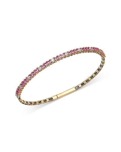 Bloomingdale's Fine Collection Sapphire & Diamond Bracelet
