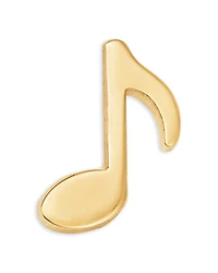 Zoe Chicco 14K Yellow Gold Itty Bitty Symbols Music Note Single Stud Earring