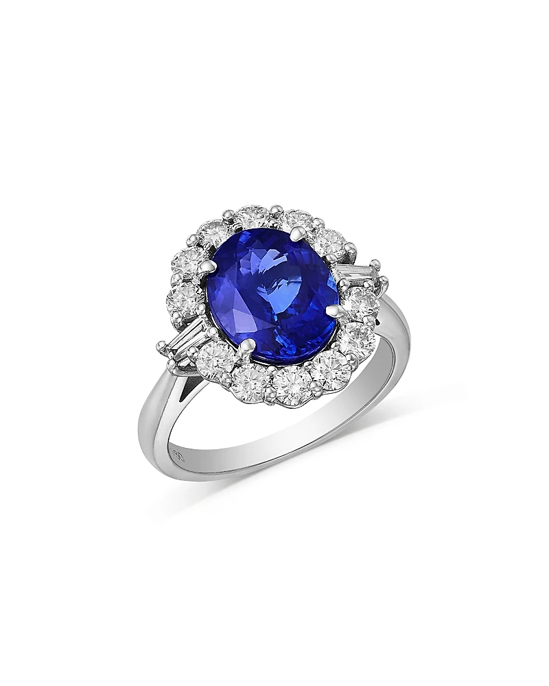 Bloomingdale's Fine Collection Limited Edition Tanzanite & Diamond Halo Ring