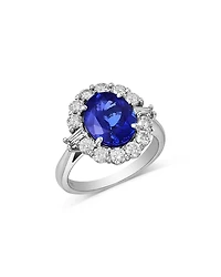 Bloomingdale's Fine Collection Limited Edition Tanzanite & Diamond Halo Ring