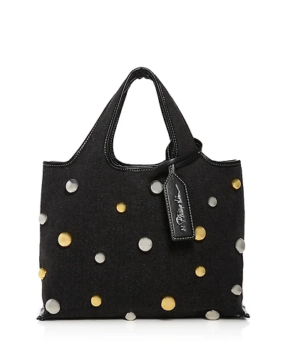 3.1 Phillip Lim Mini Studded Denim Tote Bag