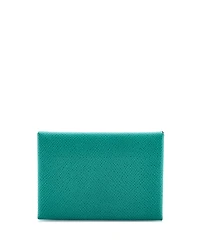 Pre-Owned HERMES Calvi Duo Card Holder Verso Epsom