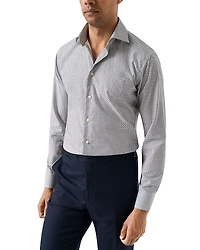 Eton Contemporary Fit Geometric Shirt