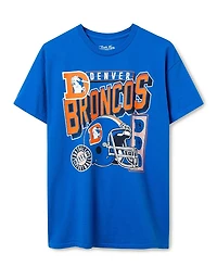 Junk Food Clothing Unisex Nfl Denver Broncos Checkdown Flea Market Tee