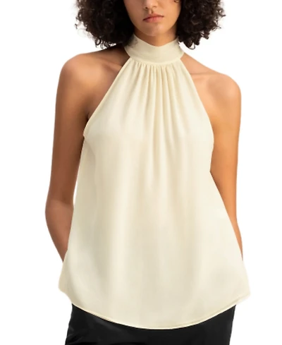 Lilysilk Silk Georgette Halter Neck Top