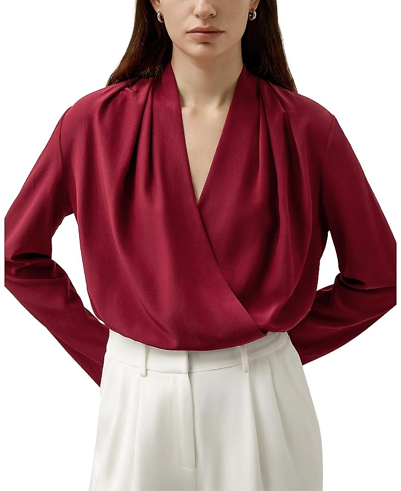 Lilysilk Crepe de Chine Long Sleeve Blouse