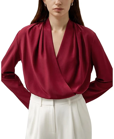 Lilysilk Crepe de Chine Long Sleeve Blouse