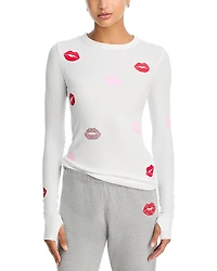 Aqua Alexa Ski Long Sleeve Tee - Exclusive