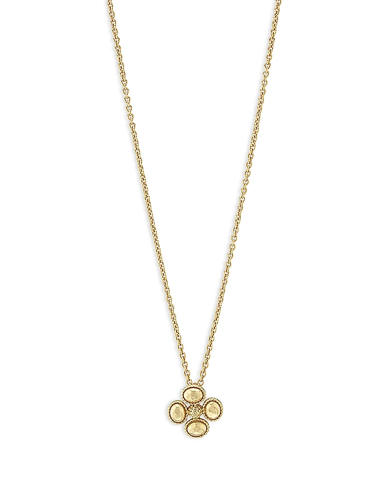 Capucine De Wulf Berry Clover Station Necklace