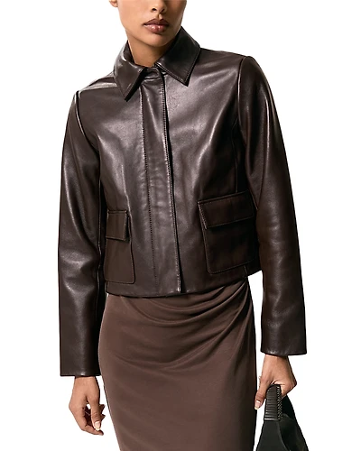 Reiss Drew Leather Jacket