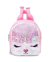 Omg Accessories Girls' Bell Sequin Micro Mini Backpack