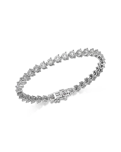 Bloomingdale's Fine Collection Diamond Bezel Tennis Bracelet