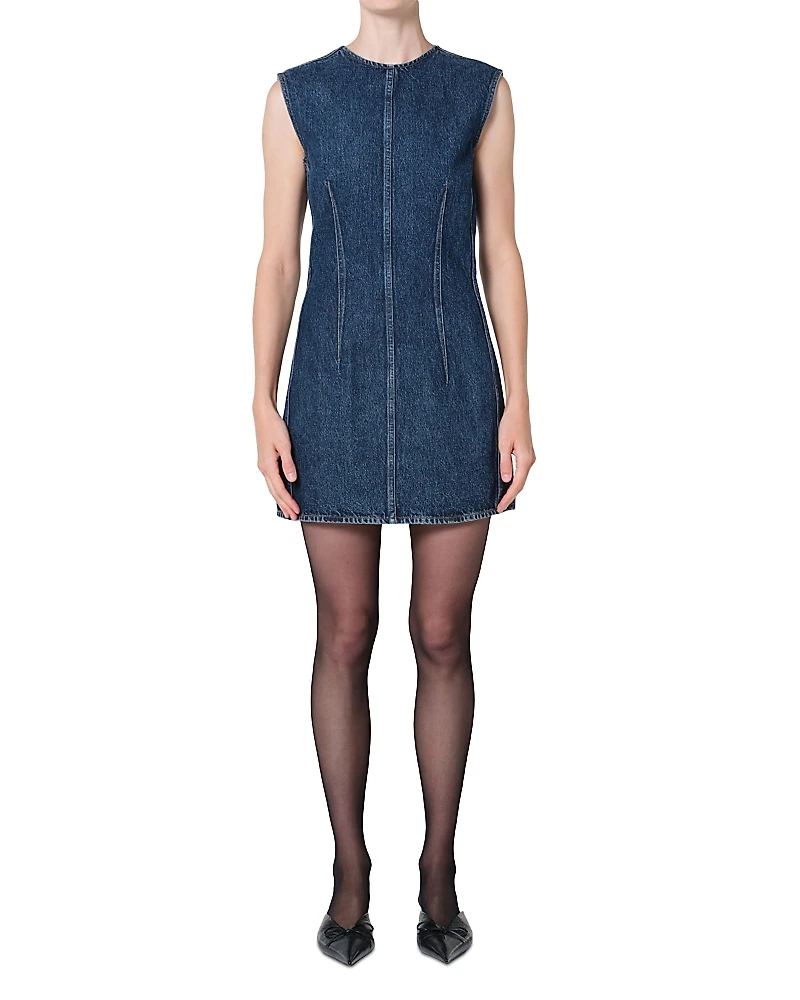 Agolde Barton Denim Mini Dress