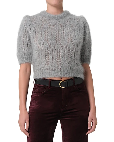 Citizens of Humanity Odette Puff Sleeve Crewneck Sweater