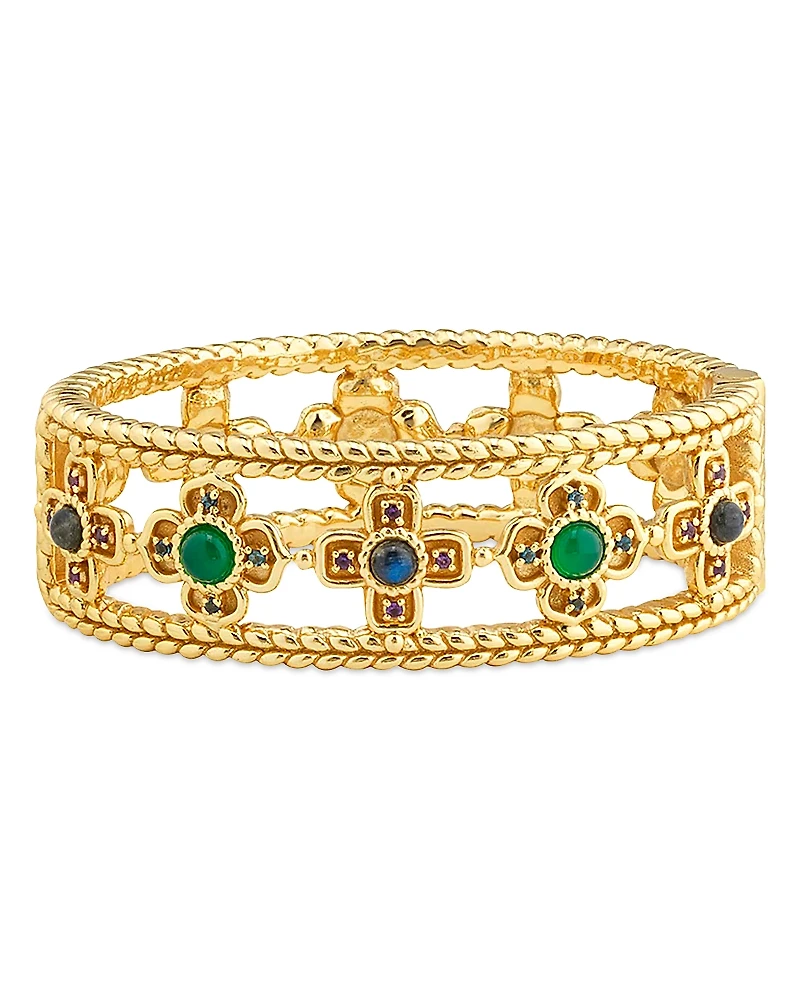 Capucine De Wulf Contessa Hinged Bangle Bracelet