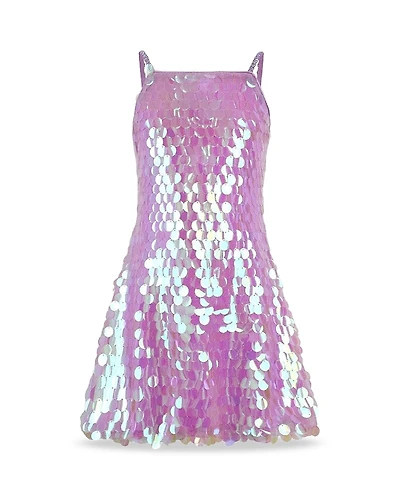 Lola + The Boys Girls' Magic Paillette Dress - Little Kid