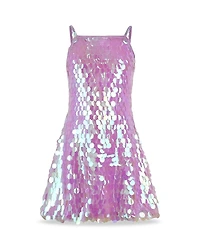 Lola + The Boys Girls' Magic Paillette Dress - Little Kid