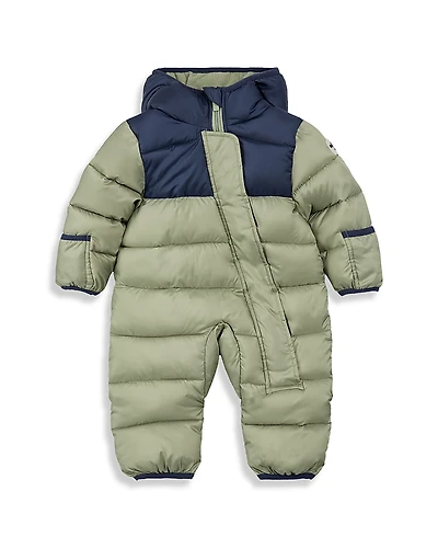 Miles The Label Boys' Color Blocked Puffer Snowsuit - Baby