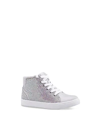 Nina Girls' Kula High Top Zip Lace Up Sneakers - Little Kid, Big Kid