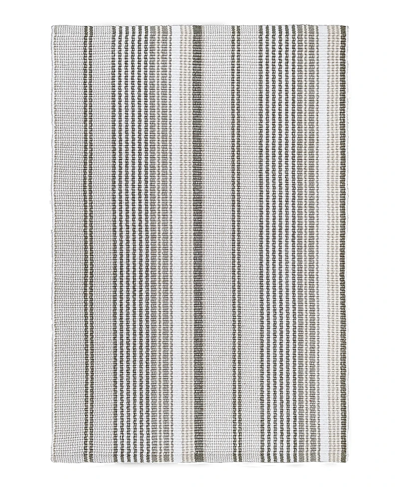 Dash Albert by Annie Selke DA169 Gradation Ticking Indoor/Outdoor Area Rug
