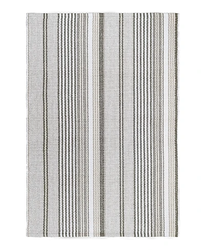 Dash Albert by Annie Selke DA169 Gradation Ticking Indoor/Outdoor Area Rug