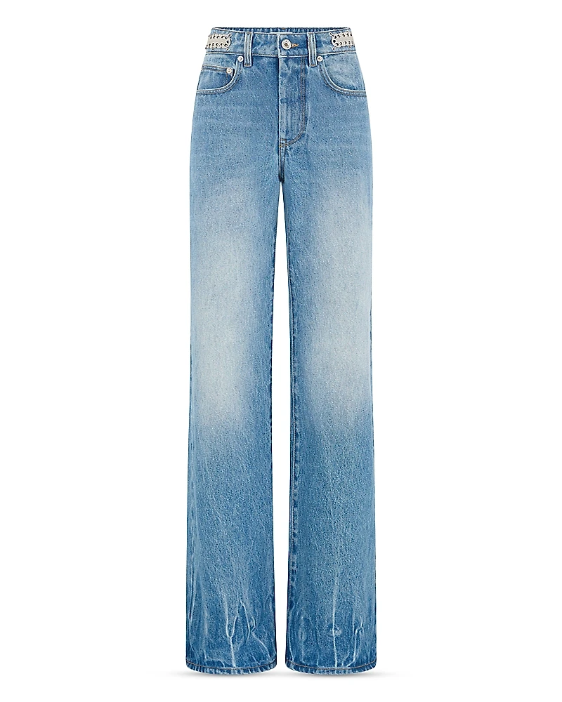 Rabanne High Rise Straight Jeans