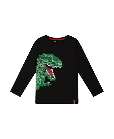 Deux par Boys' Long Sleeve Jersey Tee Shirt - Little Kid, Big Kid