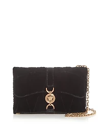 Versace Kleio Velvet Crossbody Bag
