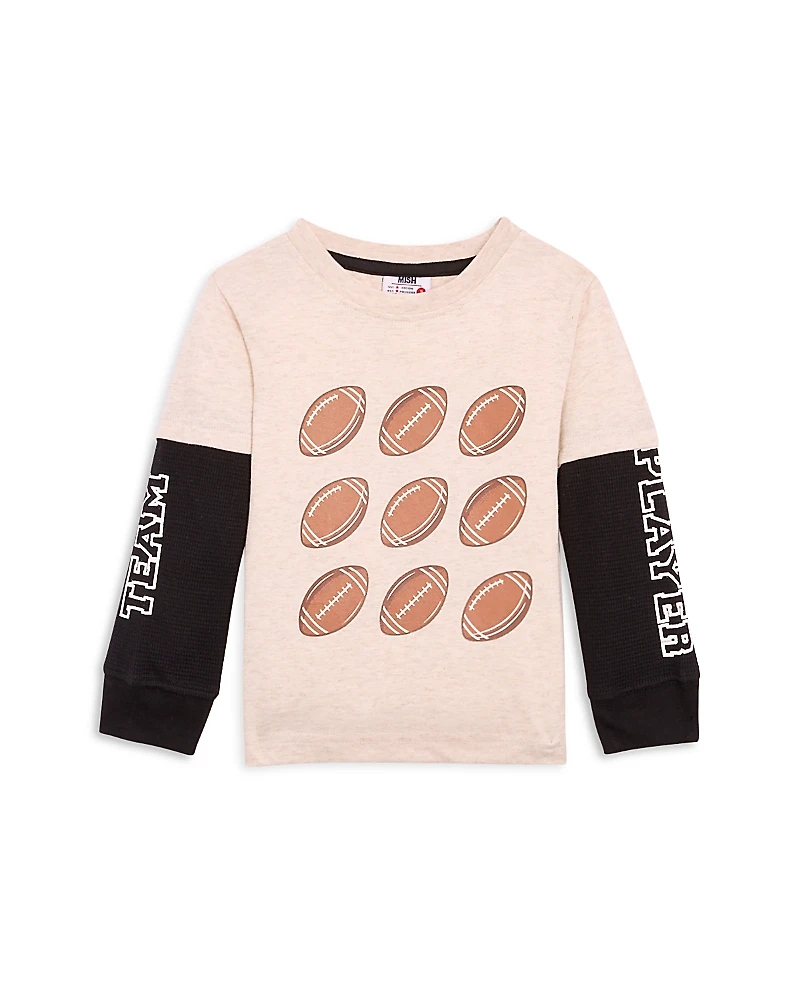 Mish Boys' Team Player Long Sleeve Tee - Little Kid