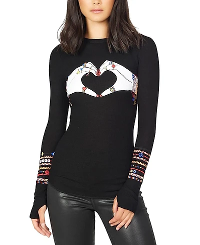 Lauren Moshi McKinley Friendship Love Top