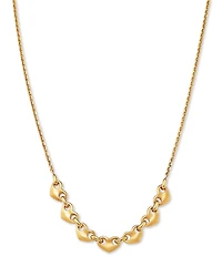 Bloomingdale's Fine Collection Heart Link Collar Necklace