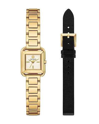 Tory Burch The Kira Square Small Watch Gift Set, 18mm x 18mm