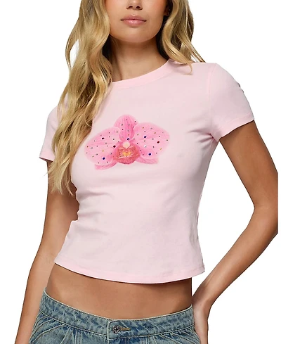 Edikted Orchid Gemstone T Shirt